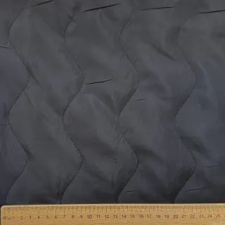 Stepped fabric ZIG ZAG black