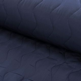 Stepped fabric ZIG ZAG navy