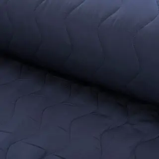 Stepped fabric ZIG ZAG navy