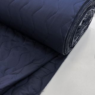 Stepped fabric ZIG ZAG navy