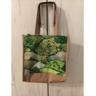 Decoration fabric Forest hill spring digital print