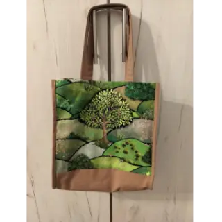 Decoration fabric Forest hill spring digital print