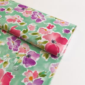 Viscose ECOVERO Flowers design B digital print