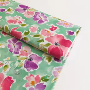 Viscose ECOVERO Flowers design B digital print