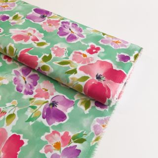 Viscose ECOVERO Flowers design B digital print