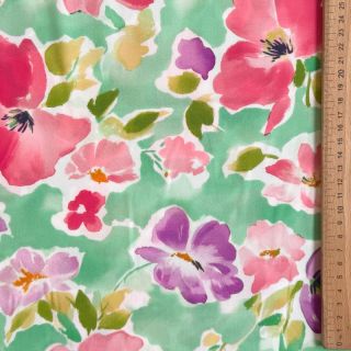 Viscose ECOVERO Flowers design B digital print