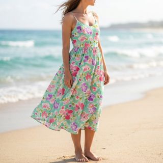 Viscose ECOVERO Flowers design B digital print