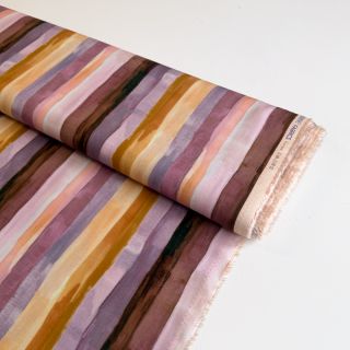 Viscose RADIANCE Stripes lavender digital print