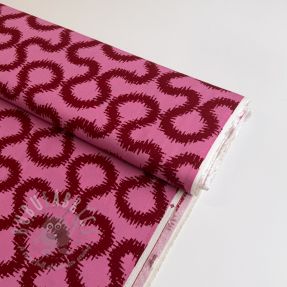 Viscose STRETCH Abstract pink