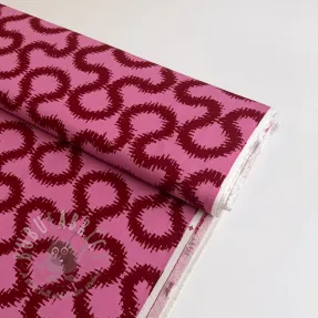 Viscose STRETCH Abstract pink