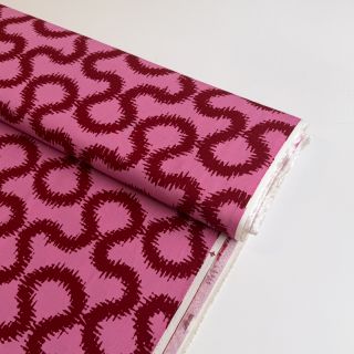 Viscose STRETCH Abstract pink