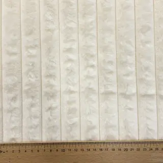 Faux fur Stripes Luxe ecru