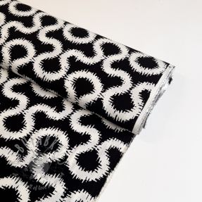 Viscose STRETCH Abstract black