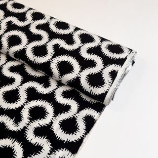 Viscose STRETCH Abstract black