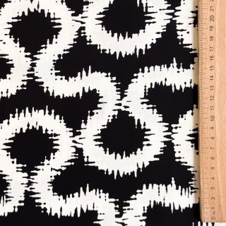Viscose STRETCH Abstract black