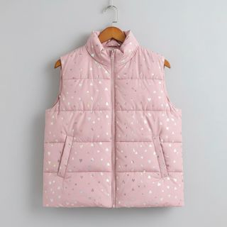 Stepped fabric FOIL Hearts