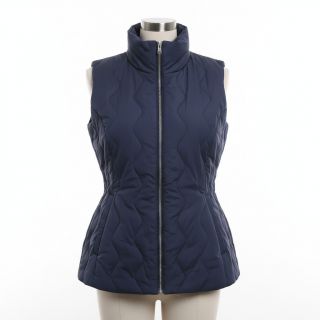 Stepped fabric ZIG ZAG navy