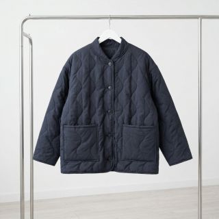 Stepped fabric ZIG ZAG black