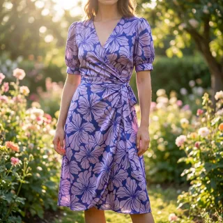 Viscose RADIANCE Duna blue