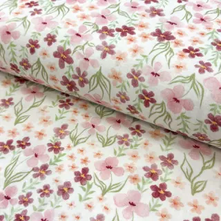 Double gauze/muslin Flowers Sisi digital print