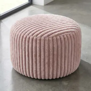 Faux fur Stripes Luxe old rose