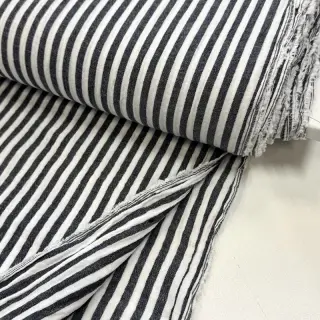 Double gauze/muslin YARN DYED Summer stripe navy