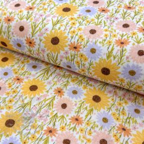 Double gauze/muslin Flowers Hot summer digital print