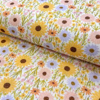 Double gauze/muslin Flowers Hot summer digital print