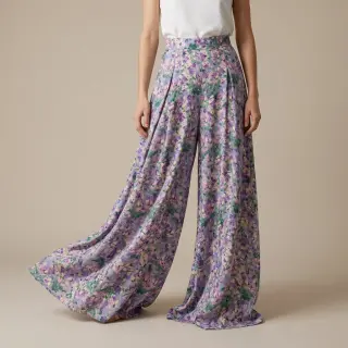 Viscose SATIN Flowers Jamie digital print