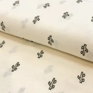 Double gauze/muslin EMBROIDERY Cactus SIMPLY NATURAL