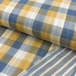 Double gauze/muslin DOUBLE SIDED Summer Check
