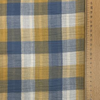 Double gauze/muslin DOUBLE SIDED Summer Check