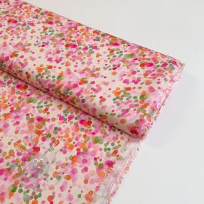 Viscose SATIN Dots digital print