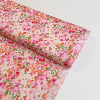 Viscose SATIN Dots digital print