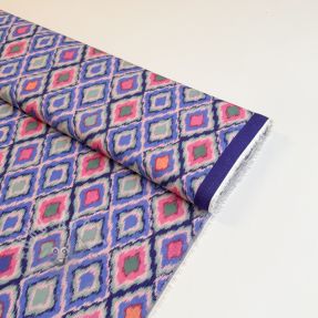 Viscose RADIANCE Abstract purple digital print