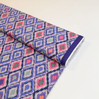 Viscose RADIANCE Abstract purple digital print