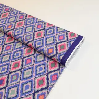 Viscose RADIANCE Abstract purple digital print