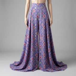 Viscose RADIANCE Abstract purple digital print