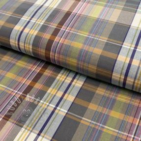 Cotton fabric YARN DYED Check Nina multi