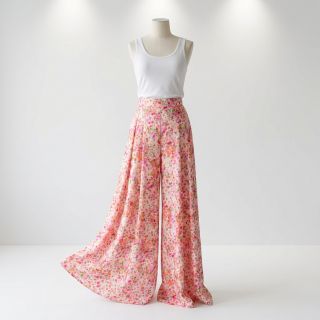 Viscose SATIN Dots digital print