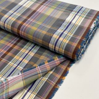Cotton fabric YARN DYED Check Nina multi