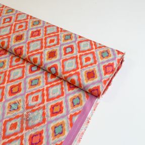 Viscose RADIANCE Abstract orange digital print