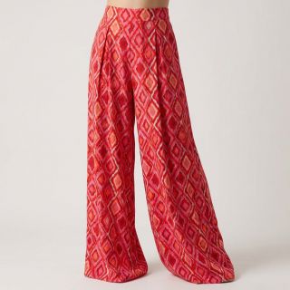 Viscose RADIANCE Abstract red digital print