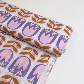 Viscose ECOVERO Flowers Celia white