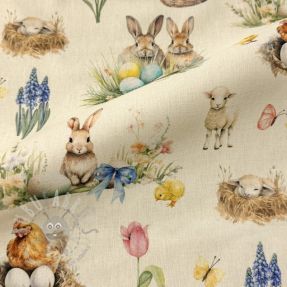 Decoration fabric Easter Garden Joy digital print