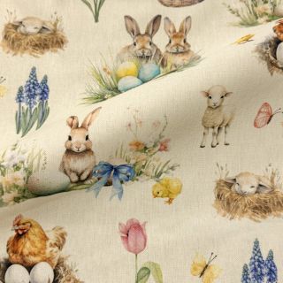 Decoration fabric Easter Garden Joy digital print