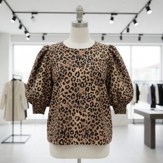 Cotton fabric VISCOSE Animal skin digital print