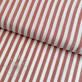 Viscose YARN DYED Stripes SMALL orange