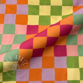 Decoration fabric Joyful Block Patch digital print