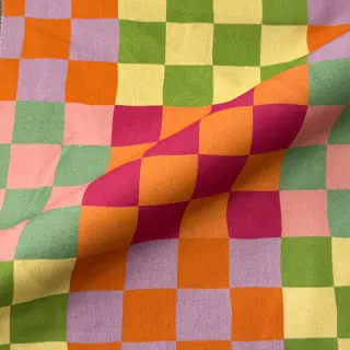 Decoration fabric Joyful Block Patch digital print